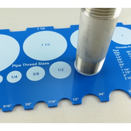 Pipe Tubing Size Gauge All Purpose Gauge For Sizing Pipe And 